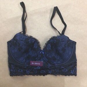 Adore Me Midnight Blue Lace Bra
